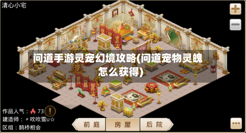 问道手游灵宠幻境攻略(问道宠物灵魄怎么获得)-第2张图片