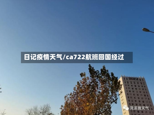 日记疫情天气/ca722航班回国经过
