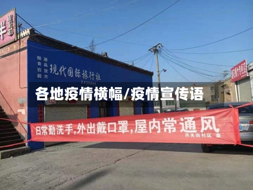 各地疫情横幅/疫情宣传语