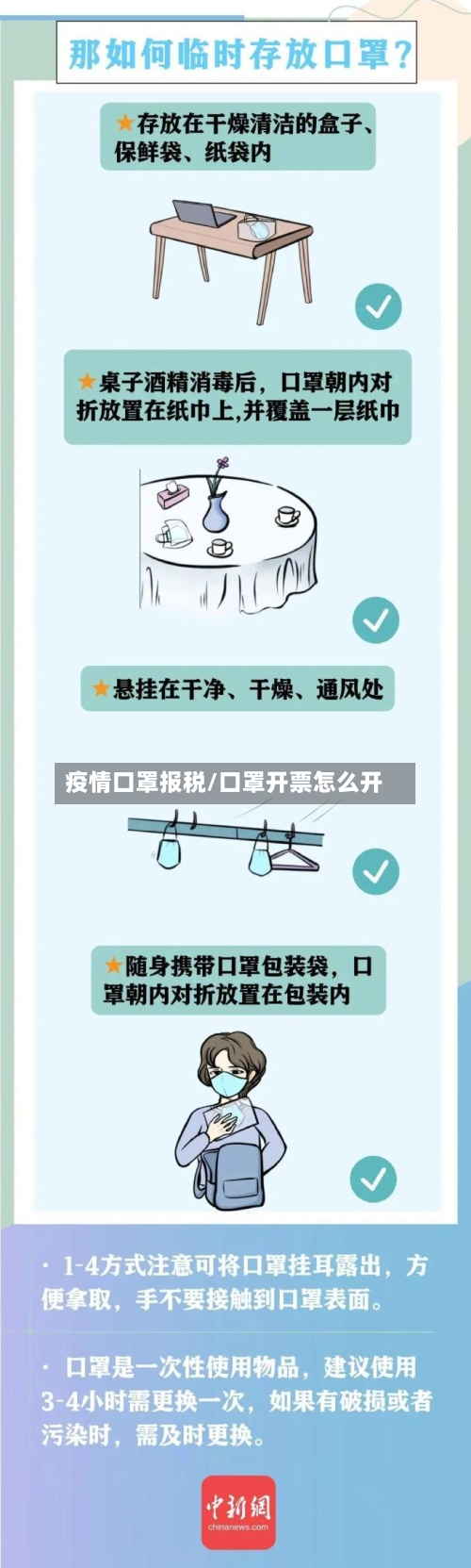 疫情口罩报税/口罩开票怎么开